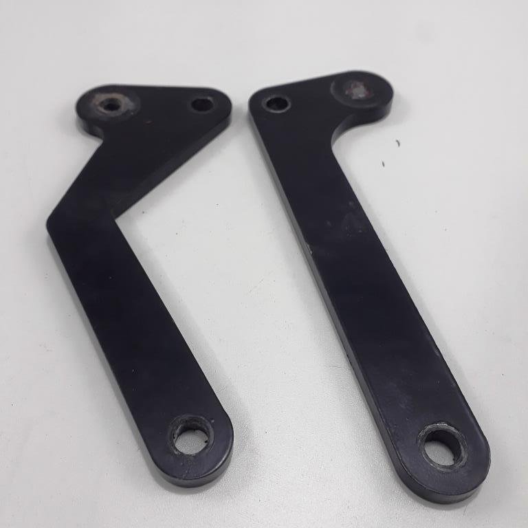 TCMT Chrome Driver Footrest Pegs Bracket For Kawasaki Ninja 400 2018-2024 & Z400 2019-2024