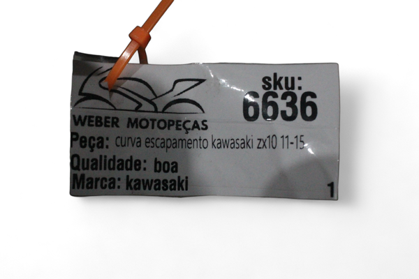 Curva Escapamento Kawasaki Zx10 11-15