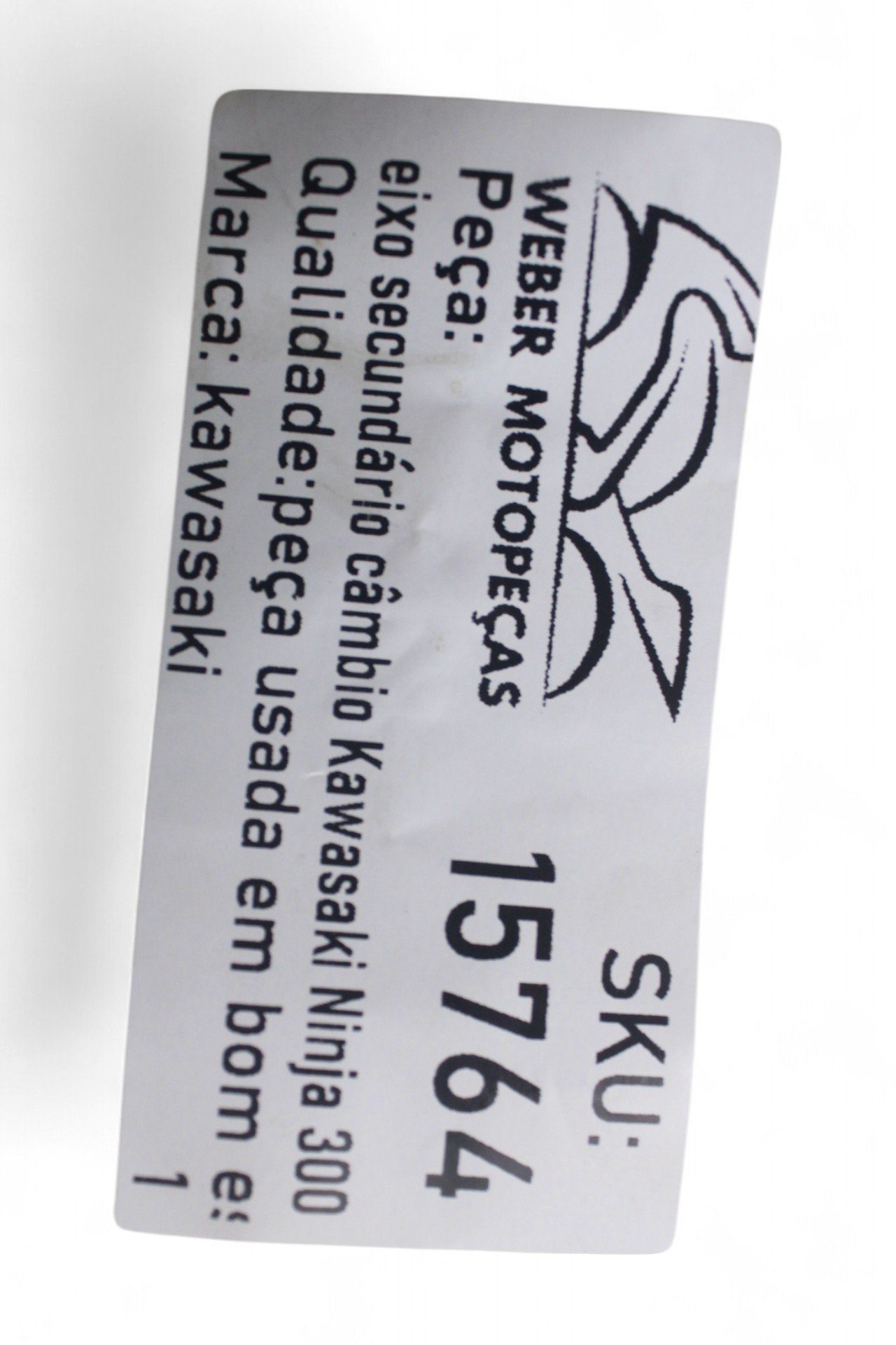 Eixo Secundário Câmbio Kawasaki Ninja 300 13-18