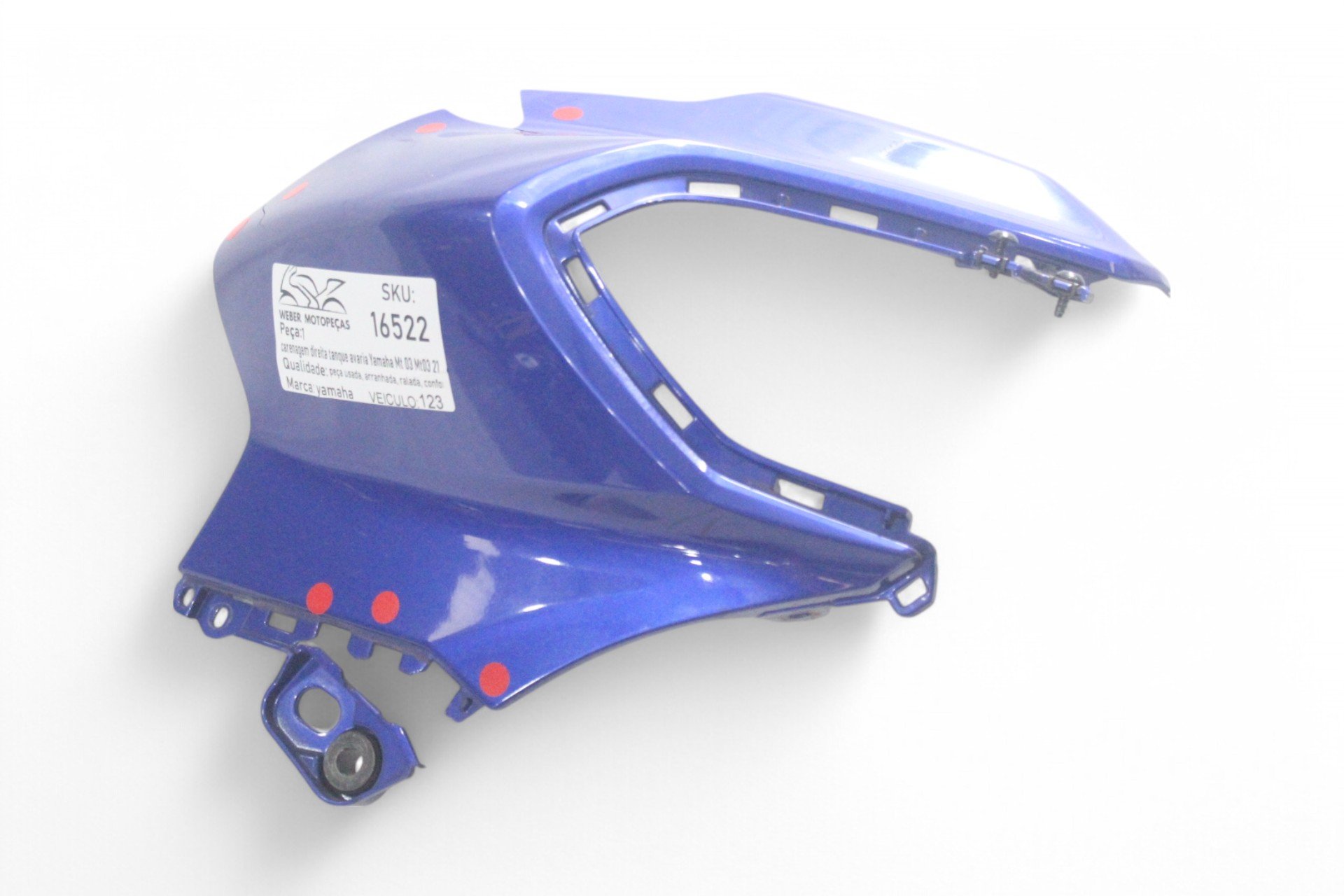 Suporte Paralama Dianteiro Direito Avaria Triumph Street Triple