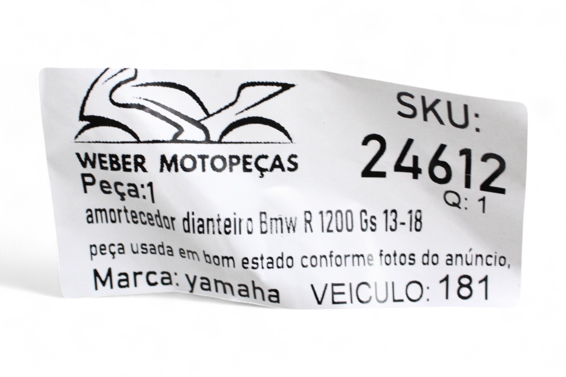 Amortecedor Dianteiro Bmw R 1200 Gs 13-18 Usado Revisado