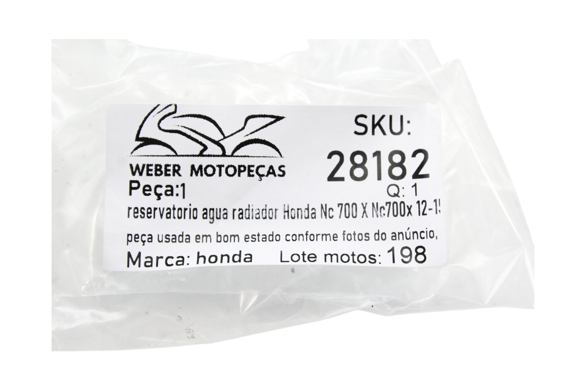 Reservatorio Agua Radiador Honda Nc 700 X Nc700x 12-15
