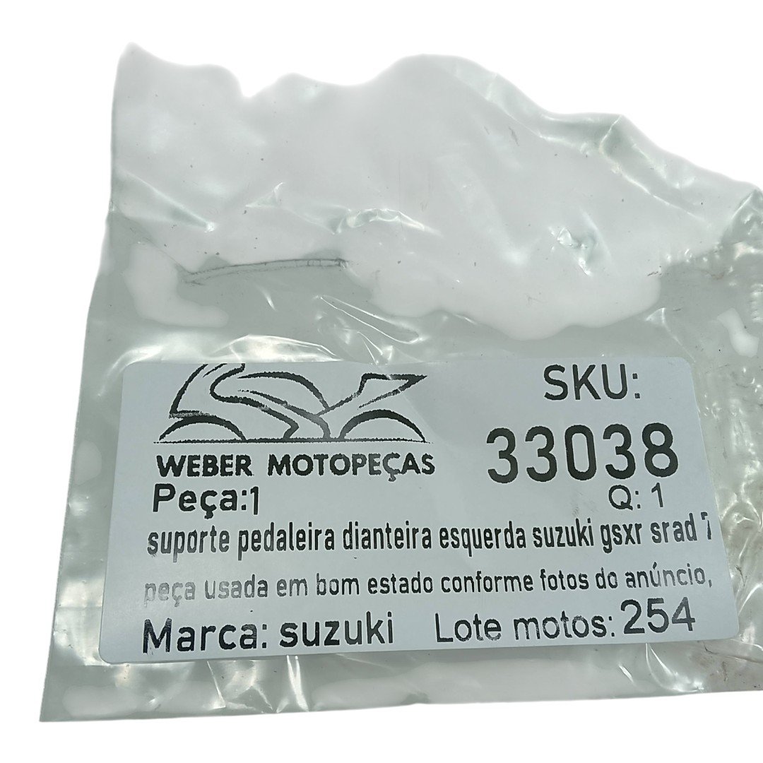 専用15 Suporte Pedaleira Dianteira Esquerda Suzuki Gsxr Srad 750 2004