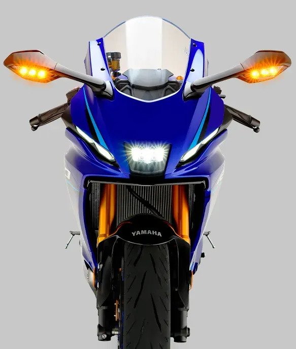 Nova Yamaha R7 2026 vista de frente